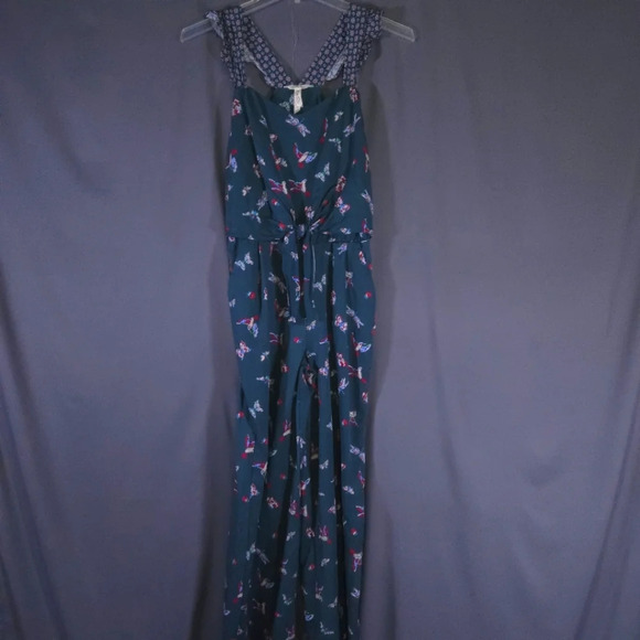 Matilda Jane Romper Evergreen Wide Leg XS Cottagecore Whimsical Fairy Teacher - Picture 1 of 10
